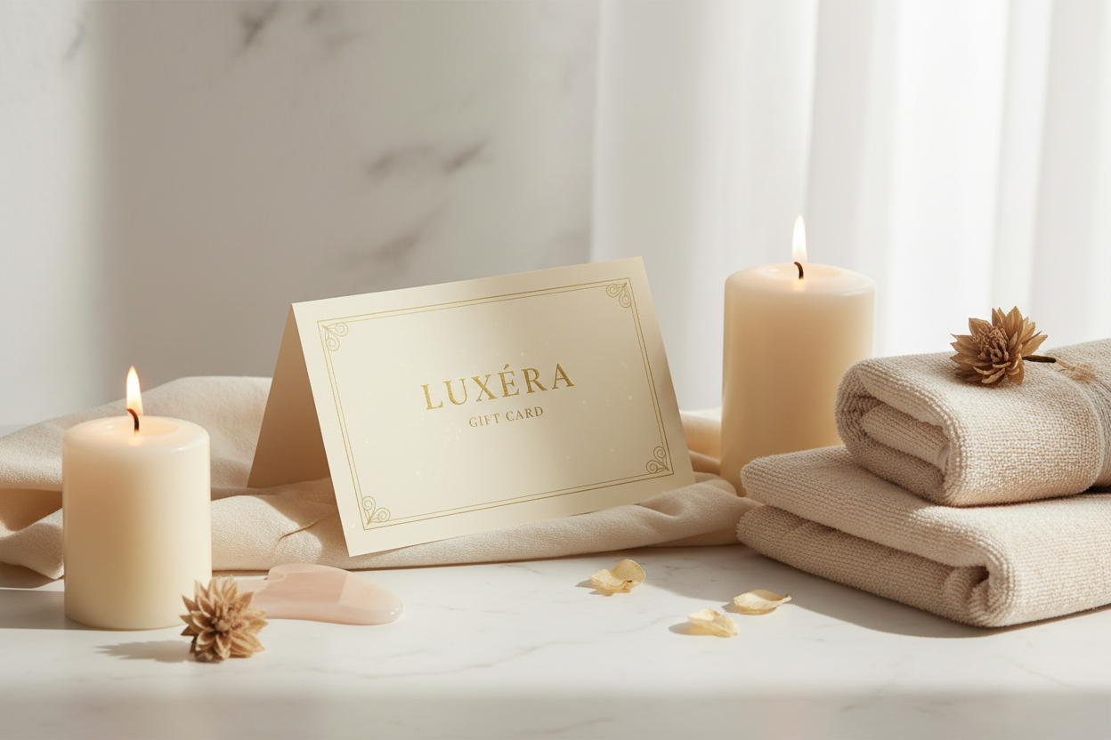 Gift Card Luxéra - Carte pliée Cocooning